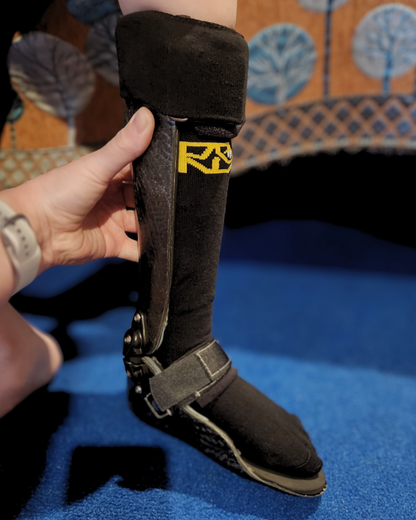 Black AFO Sock side view