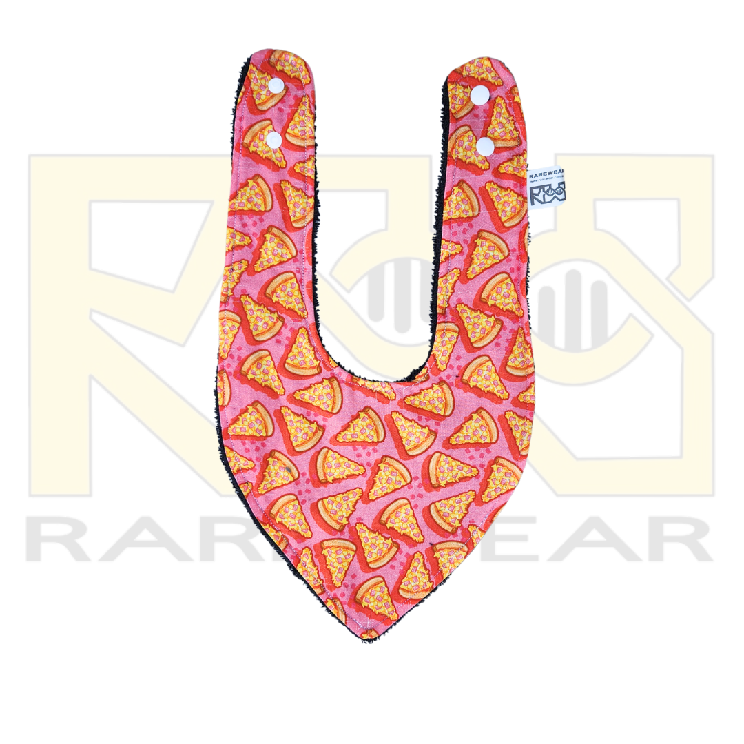 DribbleDry Bib – Pizza Party print