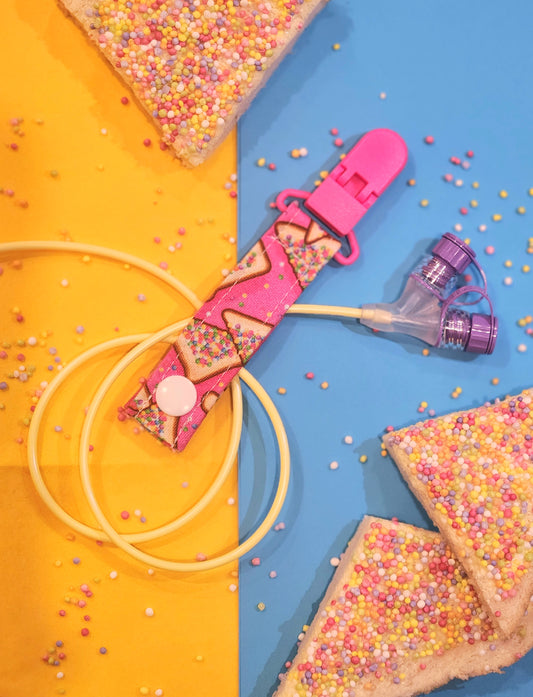 Fairy Bread Tubie Clip