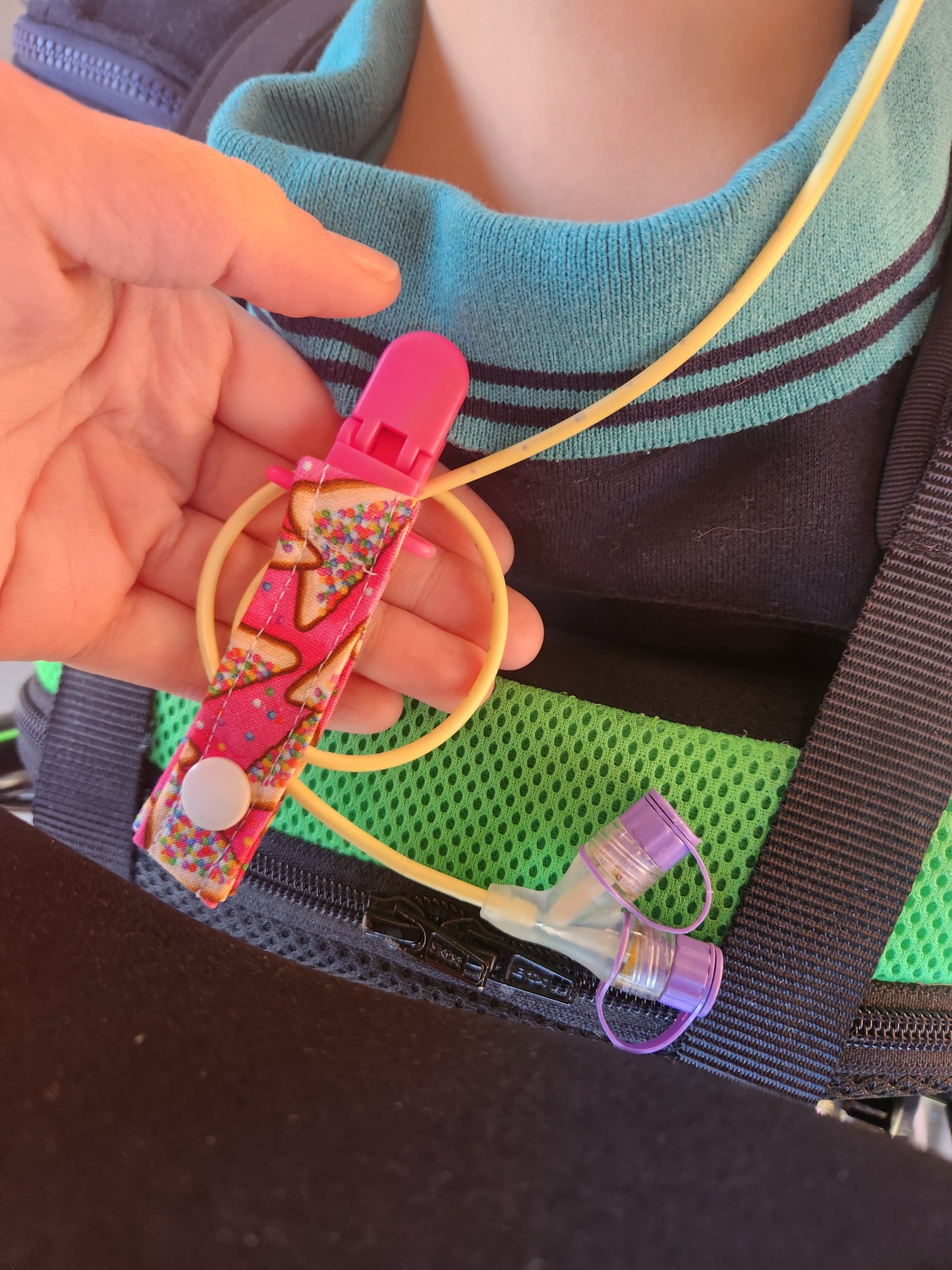 Fairy Bread Tubie Clip